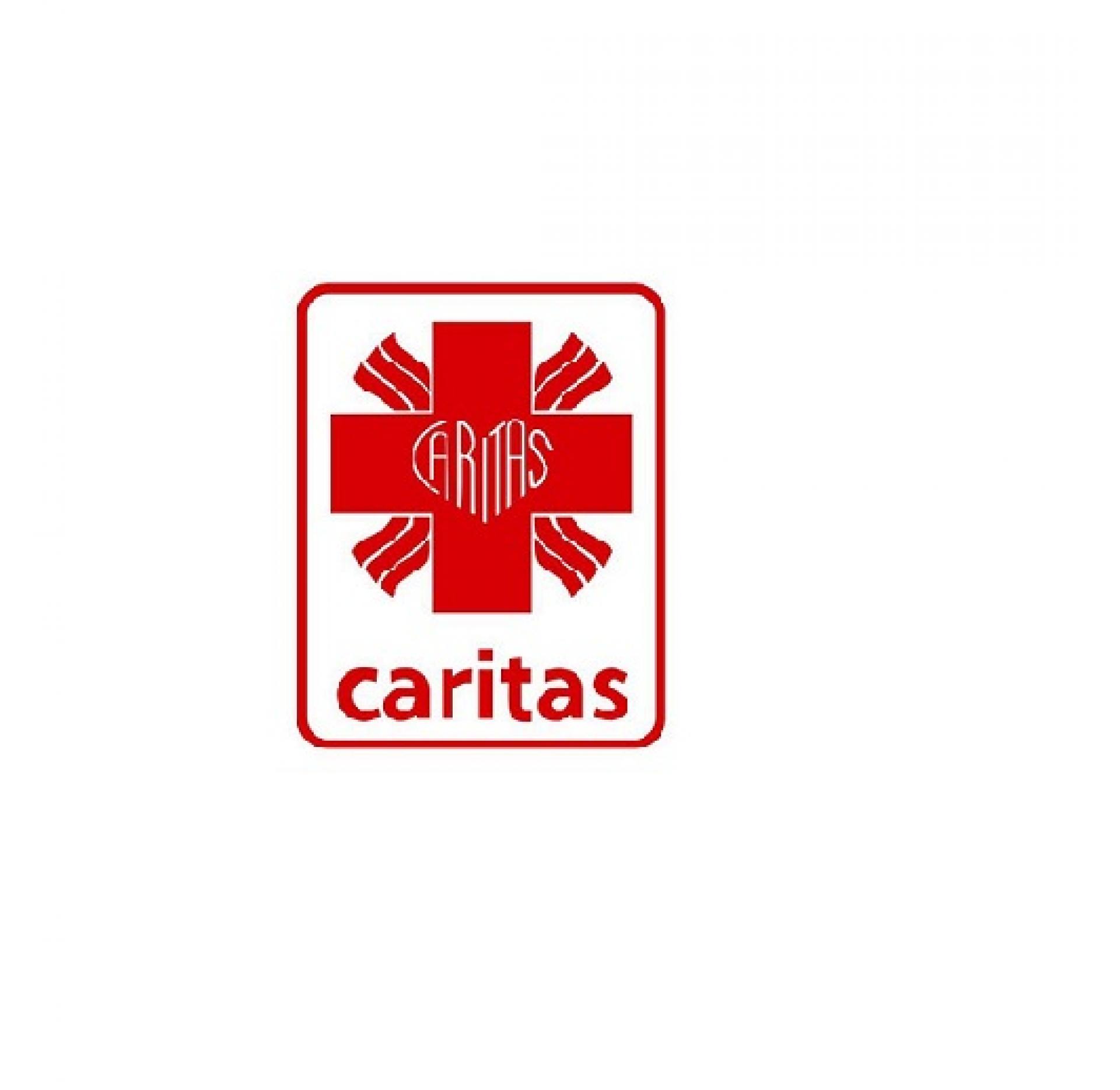 Logo Caritas do informacji o dystrybucji żywności lipiec 2020